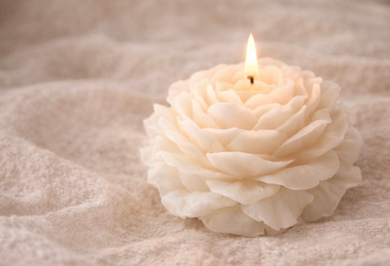 Glow Flower Scented Soy Candles (set of 2)